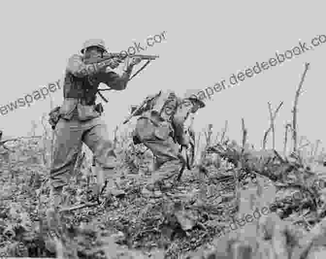 A Black And White Photograph Of World War II Soldiers In Combat. The Deceivers: Historical Fiction For Teens