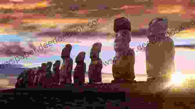 A Breathtaking View Of Ahu Tongariki, The Largest Ahu (ceremonial Platform) On Easter Island With Its Imposing Moai Statues. Photos Taken By Japanese Tourist In Easter Island