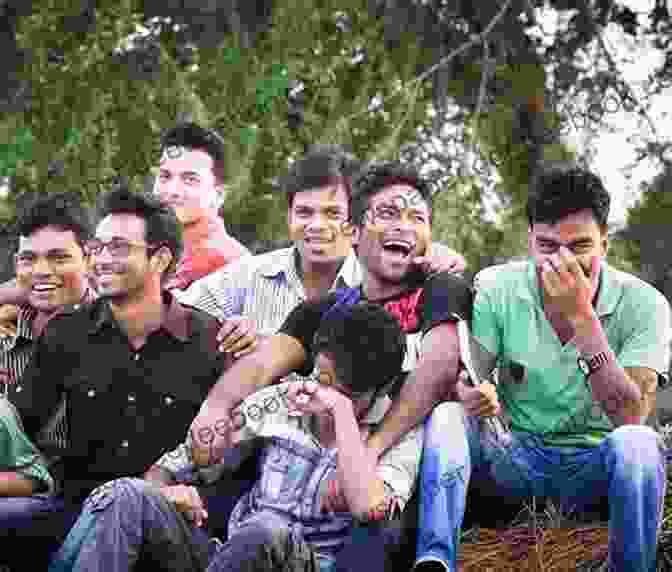 A Group Of Young Men Sitting Together, Looking Lost And Confused THE BOYS DO NOT KNOW LOVE