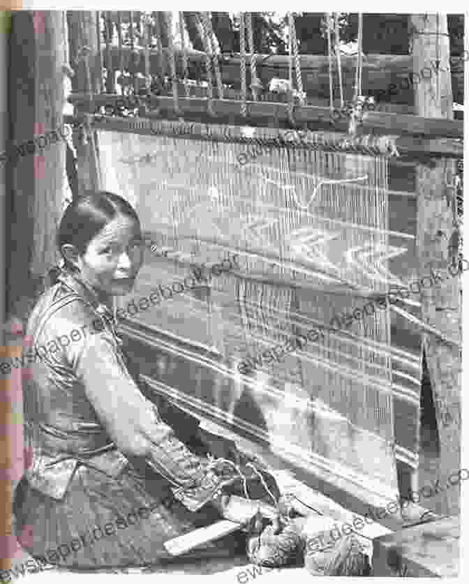 A Navajo Weaver Working On A Traditional Rug. Navajo Rugs: The Essential Guide