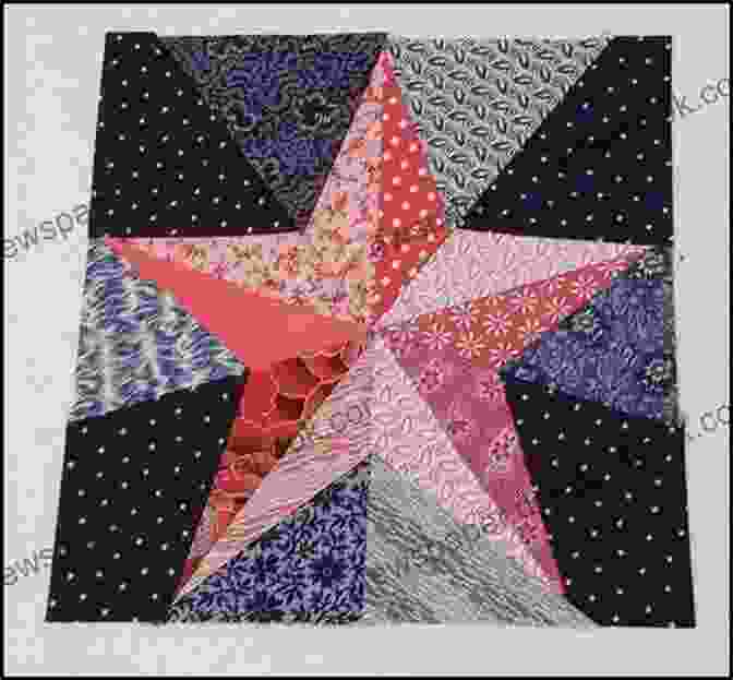 A Quilt With A Central Paper Pieced Star In Shades Of White And Blue, Surrounded By Smaller Stars Carol Doak S Simply Sensational 9 Patch: 12 Quilt Projects Mix Match Units To Create A Galaxy Of Paper Pieced Stars