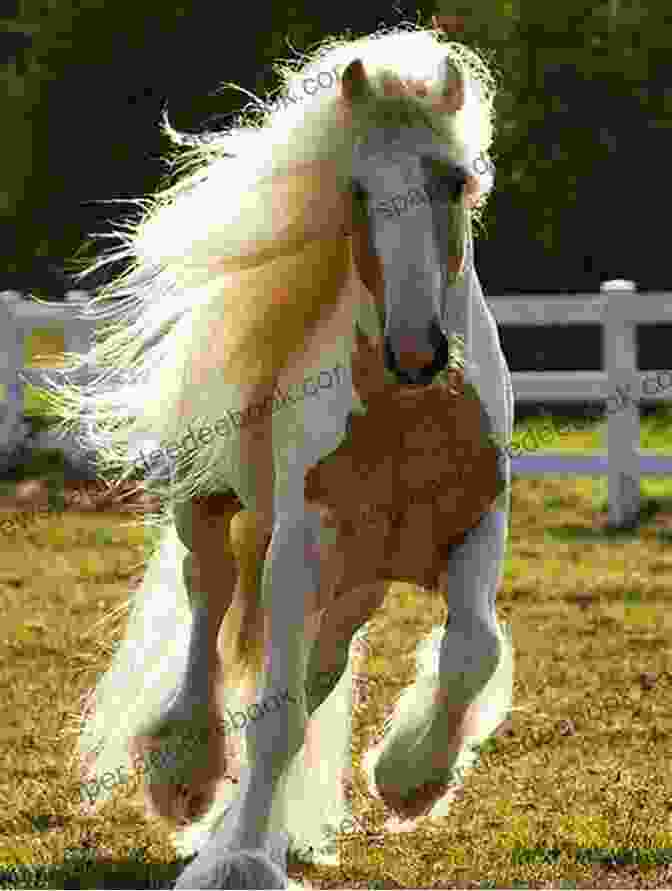 A Single Mustang Horse Standing In A Field, Its Long Mane And Tail Flowing In The Wind Mustang Horse: Fun Facts On Horses For Kids #7