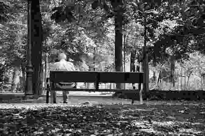 A Weathered Old Man Sits Alone On A Bench, Staring Into The Distance, His Eyes Filled With A Lifetime Of Memories And Pain. The Last Witness From A Dirt Road