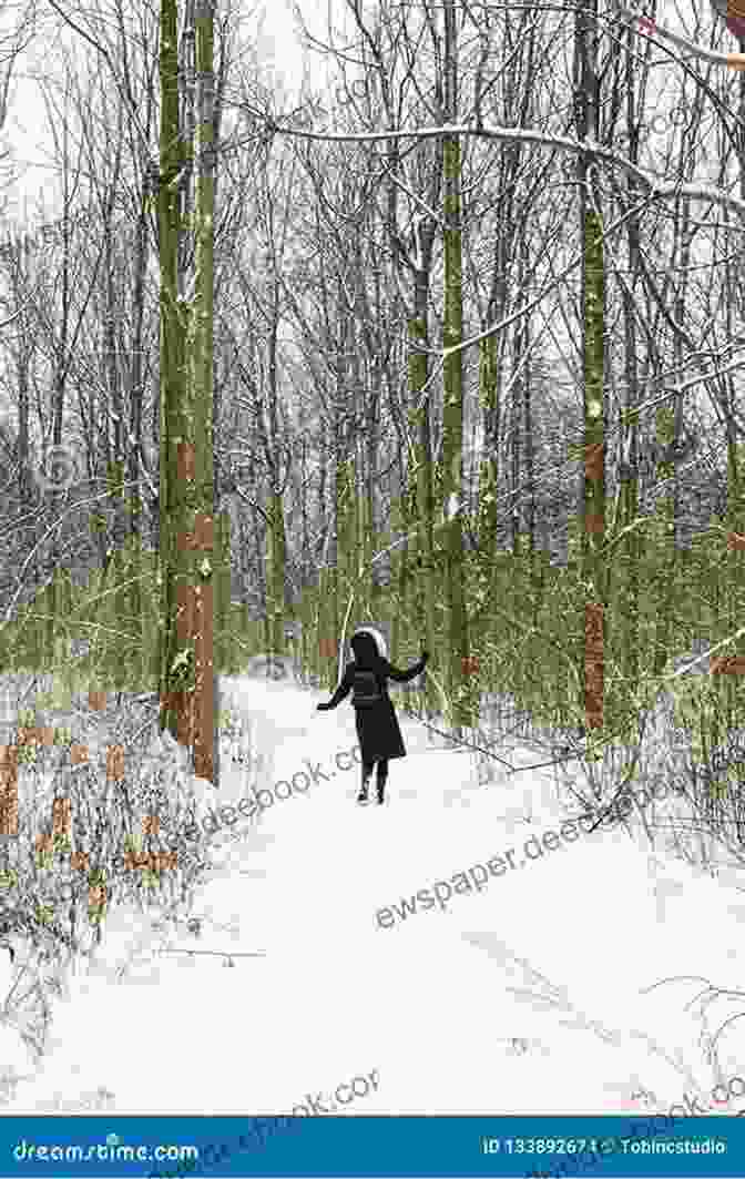 A Woman In A Black Coat Walking Through A Snowy Forest Winter S Black Christmas (Winter Black FBI Mystery Series)