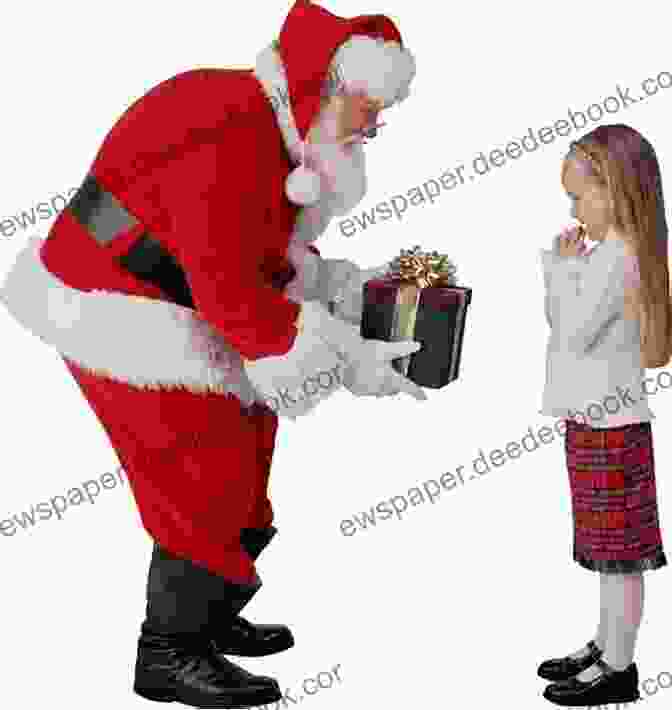 A Young Boy Wearing A Santa Suit, Holding A Gift Bag And Smiling The Santa Suit: A Novel