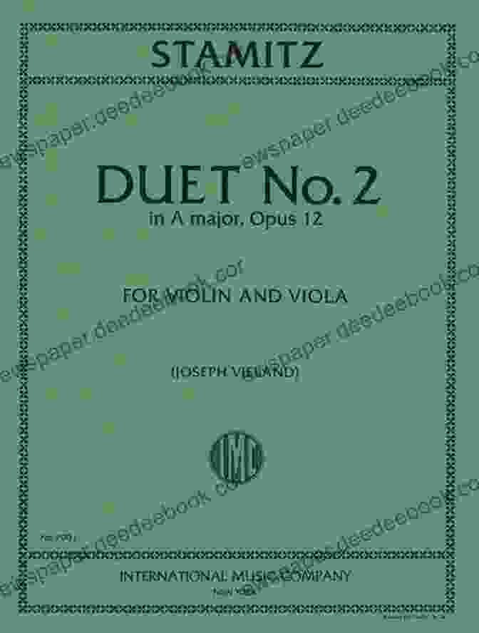 Concerto In D Major, Op. 12 By Carl Stamitz Fifty Famous Classical Themes For Viola: Easy And Intermediate Solos For The Advancing Viola Player