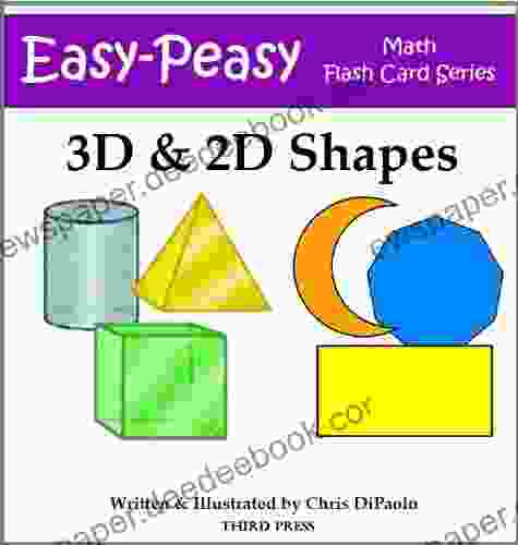 3D 2D Shape Flash Cards (Easy Peasy Math Flash Card Series)