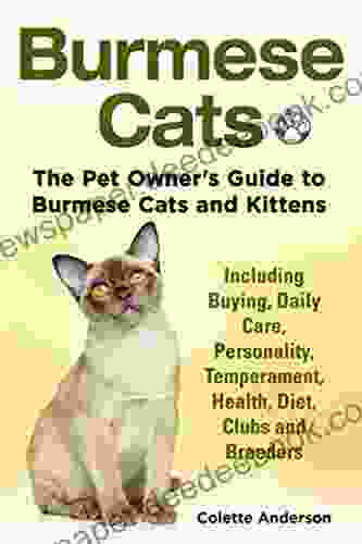 Burmese Cats: The Pet Owner S Guide To Burmese Cats And Kittens Including Buying Daily Care Personality Temperament Health Diet Clubs And Breeders